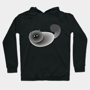 Minimal cat design Hoodie